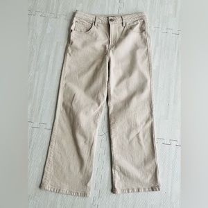 RW&CO. High rise wide leg crop leg length jeans